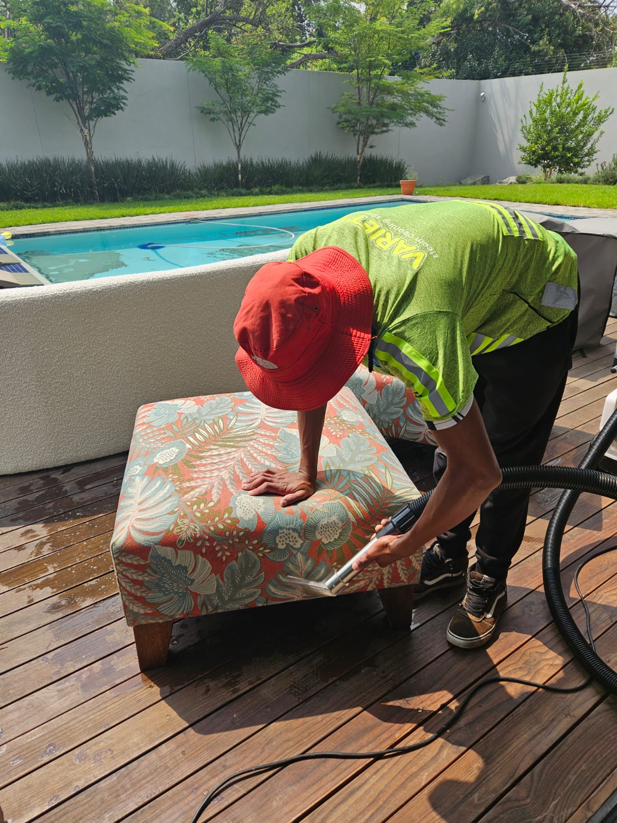 Professional Upholstery Cleaning - Before & After